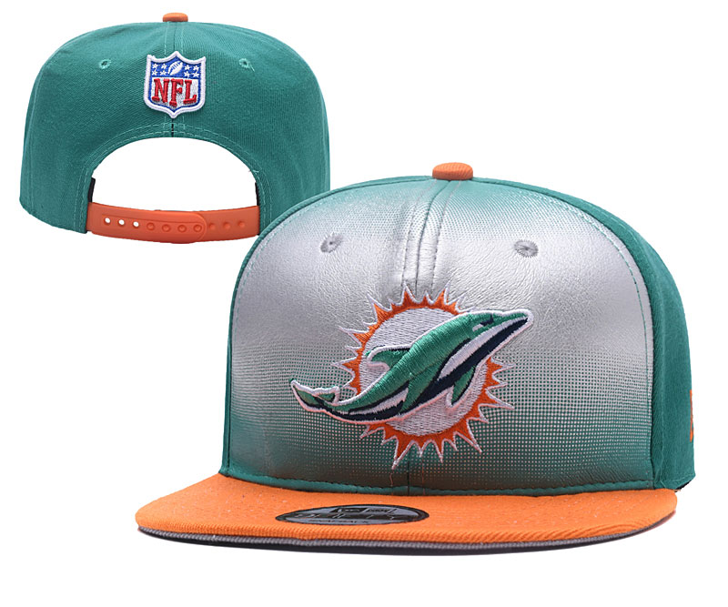 NFL Miami Dolphins Team Logo Teal Silver Adjustable Hat YD NFL Miami Dolphins Team Logo Teal Silver Adjustable Hat YD