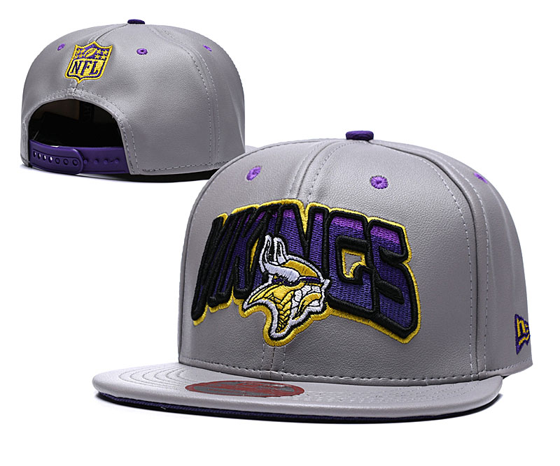 NFL Minnesota Vikings Stitched Snapback Hats 0