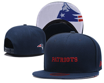 NFL New England Patriots Simple Logo Navy Adjustable Hat
