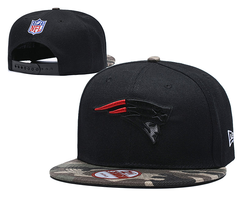 NFL New England Patriots Team Logo Navy Silver Adjustable Hat