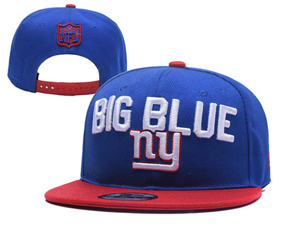 NFL New York Giants Blg Blue Royal Adjustable Hat
