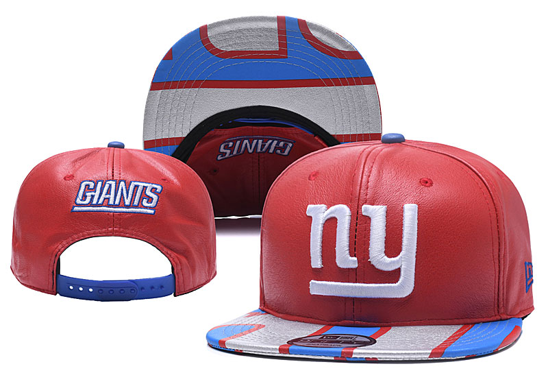 NFL New York Giants Team Logo Red Adjustable Hat YD