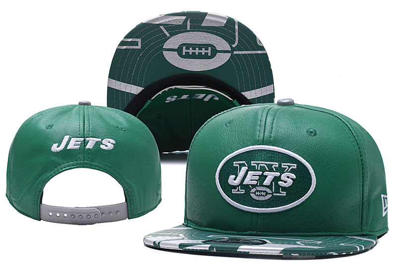 NFL New York Jets Team Logo Green-Adjustable Hat-YD