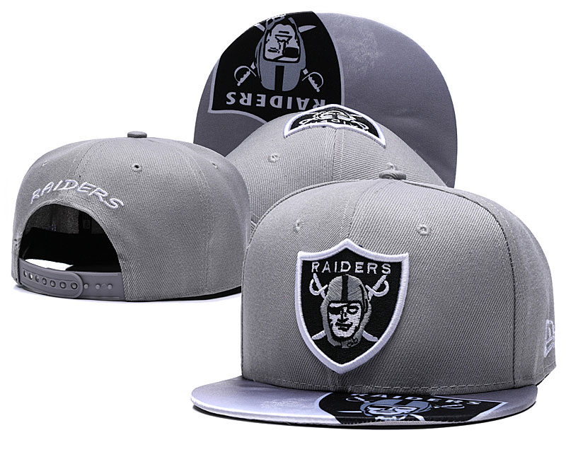 NFL Oakland Raiders Team Logo Black Adjustable Hat 