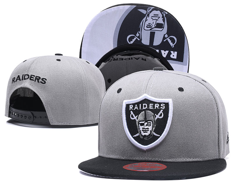 NFL Oakland Raiders Team Logo Black Adjustable Hat 