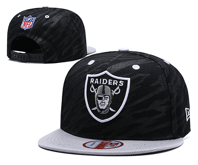 NFL Oakland Raiders Team Logo Black Adjustable Hat