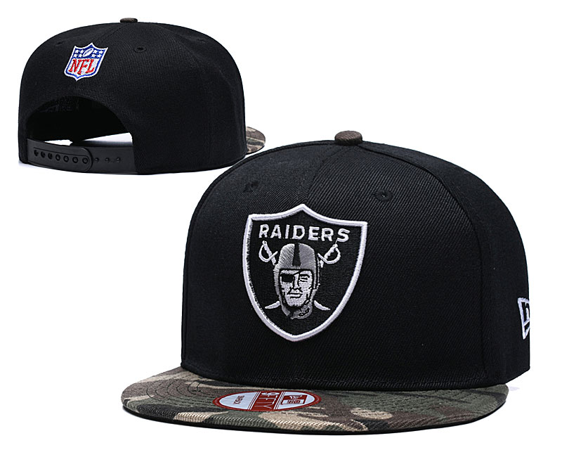 NFL Oakland Raiders Team Logo Black Adjustable Hat