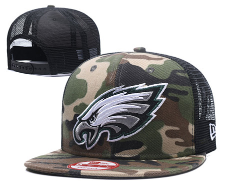 NFL Philadelphia Eagles Team Logo Camo Adjustable Hat