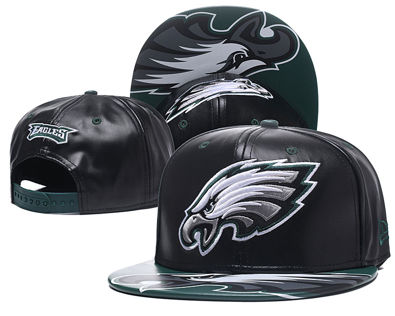 NFL Philadelphia Eagles Team Logo Green Silver Adjustable Hat 0