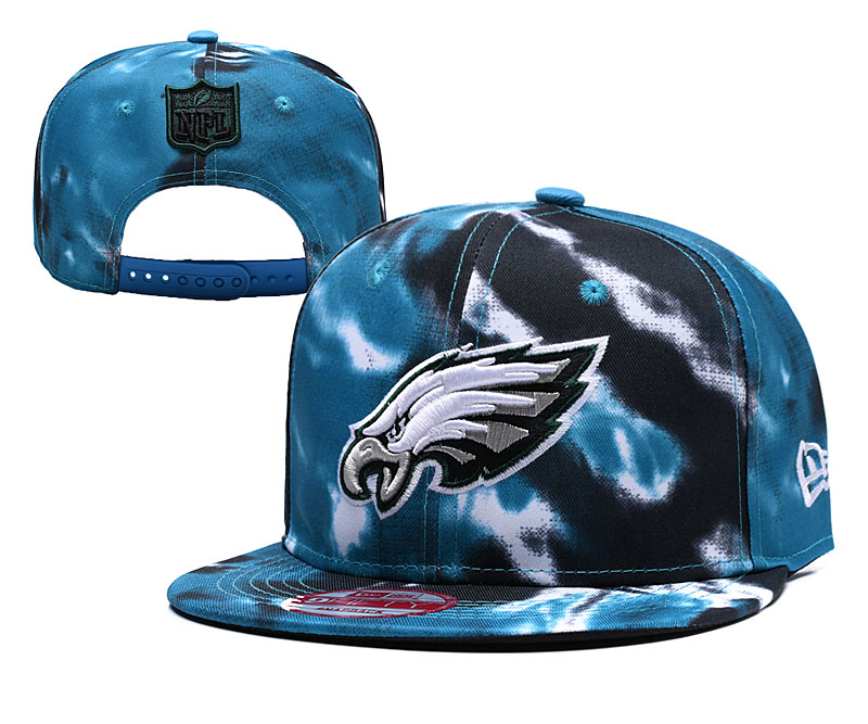 NFL Philadelphia Eagles Team Logo Green Silver Adjustable Hat