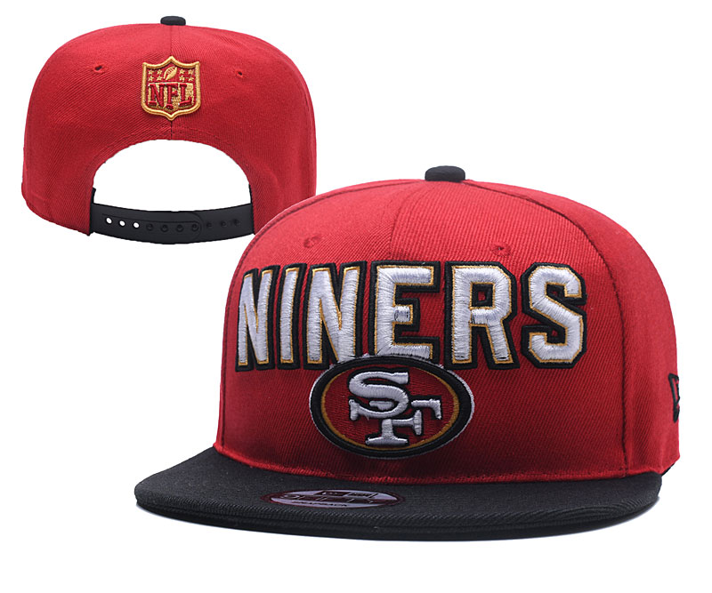 NFL San Francisco 49ers Niners Red Adjustable Hat