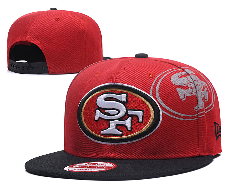 NFL San Francisco 49ers Simple Logo Red Adjustable Hat 0 NFL San Francisco 49ers Simple Logo Red Adjustable Hat 0