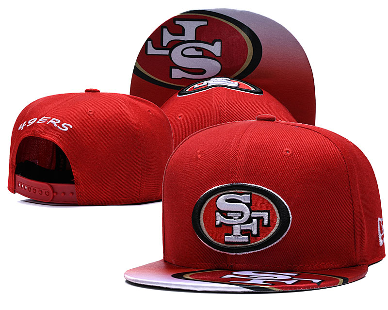 NFL San Francisco 49ers Team Logo Black Red Adjustable Hat 2 NFL San Francisco 49ers Team Logo Black Red Adjustable Hat 2