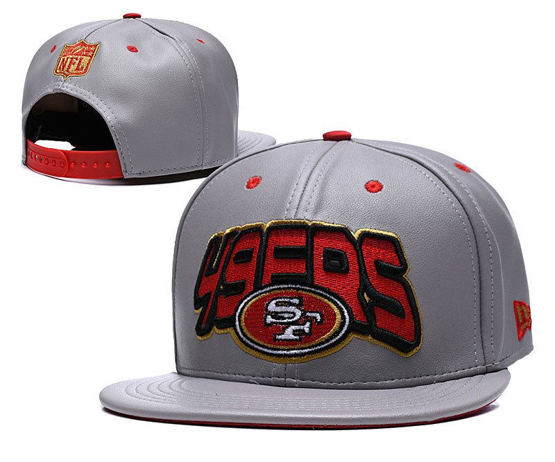 NFL San Francisco 49ers Team Logo Black Red Adjustable Hat NFL San Francisco 49ers Team Logo Black Red Adjustable Hat