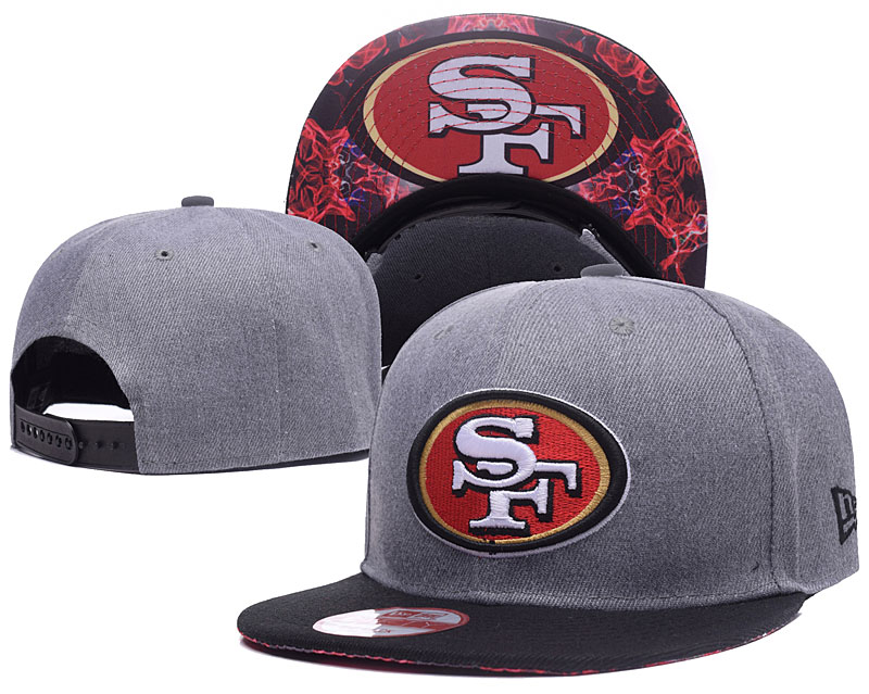 NFL San Francisco 49ers Team Logo Gray Adjustable Hat LH NFL San Francisco 49ers Team Logo Gray Adjustable Hat LH