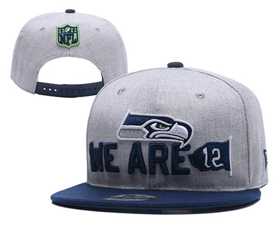 NFL Seattle Seahawks We Are 12 Gray Adjustable Hat