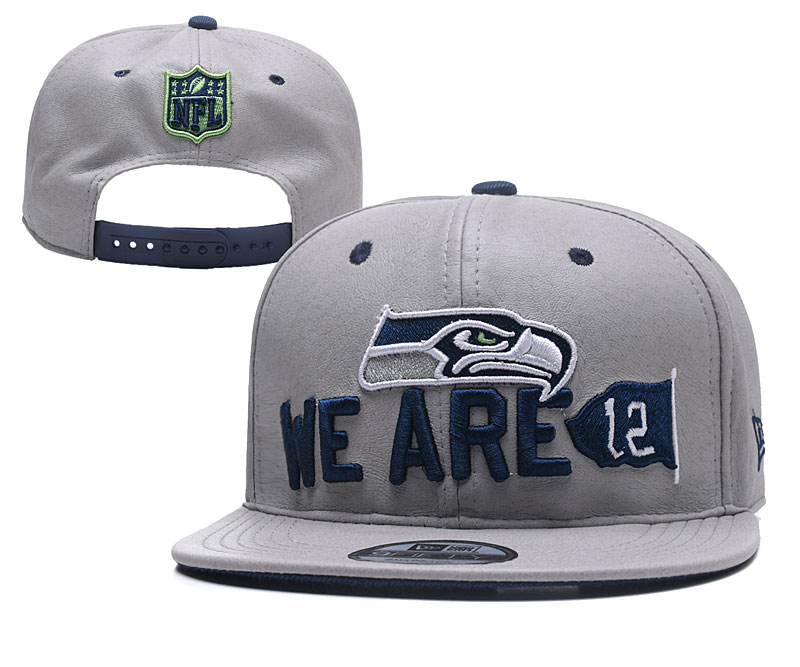 NFL Seattle Seahawks We Are 12 Gray Adjustable Hat YD