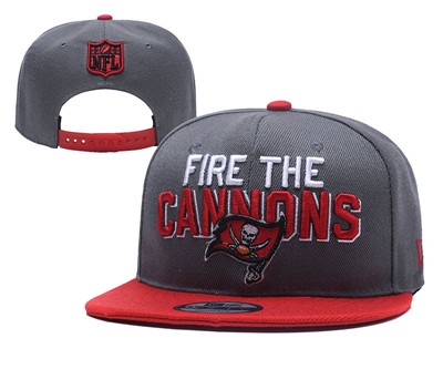 NFL Tampa Bay Buccaneers Fire The Cannons Dark Gray Adjustable Hat