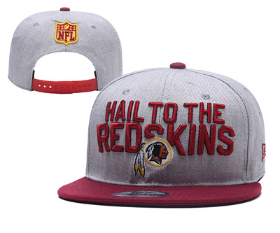 NFL Washington Redskins Hail To The Redskins Gray Adjustable Hat