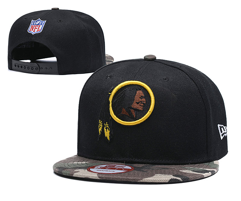 NFL Washington Redskins Team Logo Red Silver Adjustable Hat
