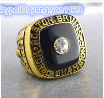 NHL Boston Bruins World Champions Gold Ring