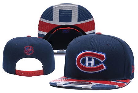 NHL Montreal Canadiens Team Logo Navy Adjustable Hat