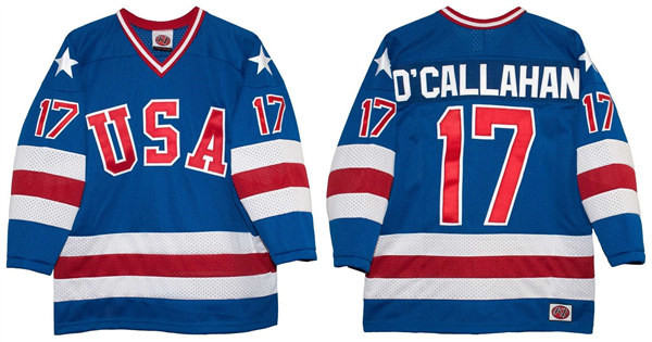 NHL Movie Edtion #D'CALLAHAN 17 Blue Jersey