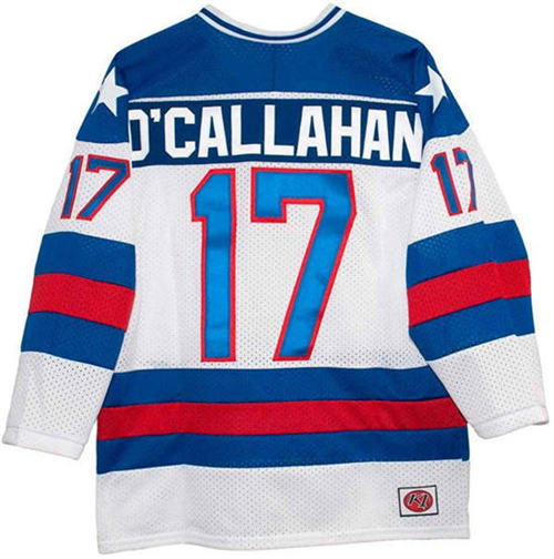 NHL Movie Edtion #D'CALLAHAN 17 White Jersey