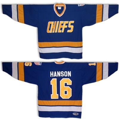 NHL Movie Edtion #HANSON 16 Blue Jersey