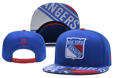 NHL New York Rangers Team Logo Blue Adjustable Hat
