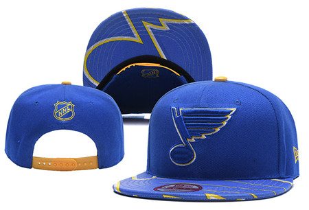 NHL St Louis Blues Team Logo Blue Adjustable Hat