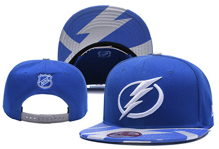 NHL Tampa Bay Lightning Team Logo Blue Adjustable Hat