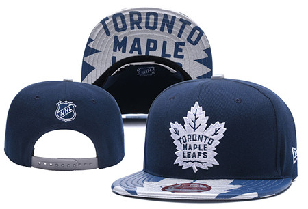 NHL Toronto Maple Leafs Team Logo Navy Adjustable Hat