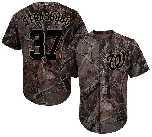 Nationals #37 Stephen Strasburg Camo Realtree Collection Cool Base Stitched Baseball Jersey Nationals #37 Stephen Strasburg Camo Realtree Collection Cool Base Stitched Baseball Jersey
