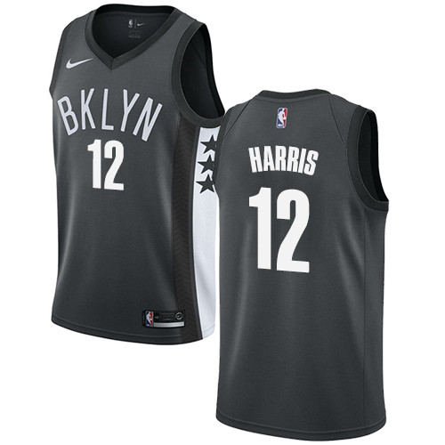 Nets #12 Joe Harris Gray Basketball Swingman Statement Edition Jersey Nets #12 Joe Harris Gray Basketball Swingman Statement Edition Jersey