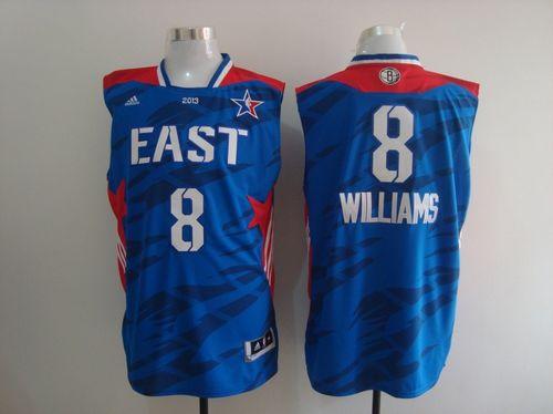 Nets #8 Deron Williams Blue 2013 All-Star Stitched NBA Jersey