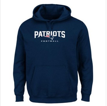 New England Patriots Critical Victory Pullover Hoodie Navy Blue