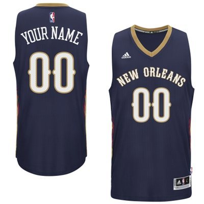 Charlotte Hornets Blue Men's Customize New Rev 30 Jersey