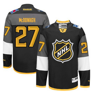 New York Rangers #27 Ryan McDonagh Black 2016 All Star Stitched NHL Jersey New York Rangers #27 Ryan McDonagh Black 2016 All Star Stitched NHL Jersey