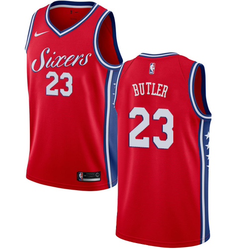 Nike 76ers #23 Jimmy Butler Red NBA Swingman Statement Edition Jersey Nike 76ers #23 Jimmy Butler Red NBA Swingman Statement Edition Jersey