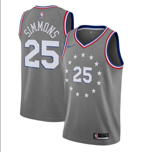 Nike 76ers #25 Ben Simmons White NBA Swingman Jersey Nike 76ers #25 Ben Simmons White NBA Swingman Jersey