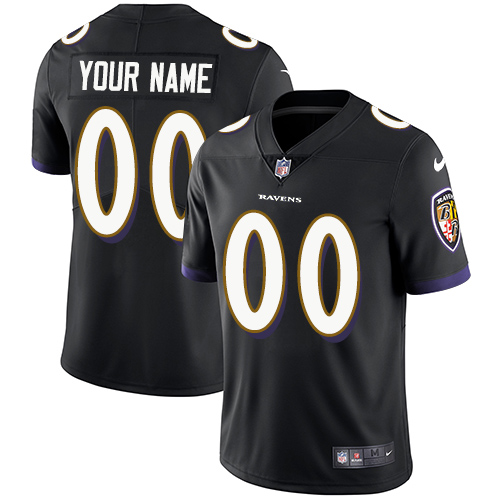 Nike Baltimore Ravens Limited Black Alternate Youth Jersey NFL  Vapor Untouchable Customized jerseys