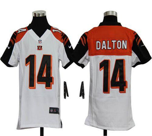 Nike Bengals #14 Andy Dalton White Youth Stitched NFL Elite Jersey Nike Bengals #14 Andy Dalton White Youth Stitched NFL Elite Jersey