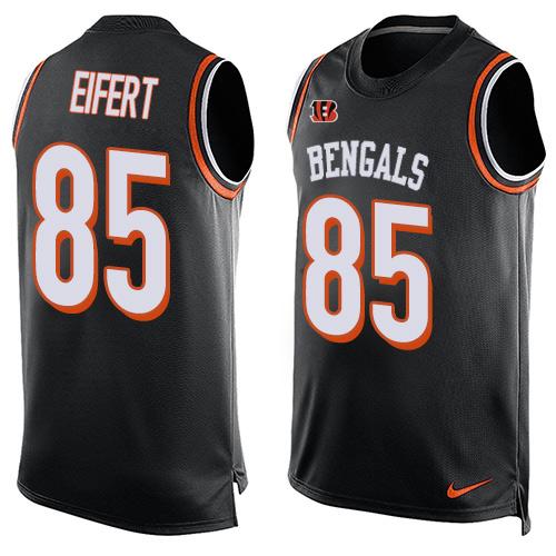 Nike Bengals #85 Tyler Eifert Black Team Color Men's Stitched NFL Limited Tank Top Jersey Nike Bengals #85 Tyler Eifert Black Team Color Men's Stitched NFL Limited Tank Top Jersey