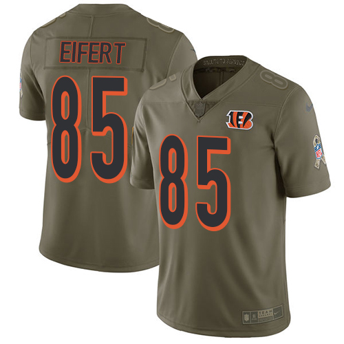 Nike Bengals #85 Tyler Eifert Olive Men's Stitched NFL Limited 2017 Salute To Service Jersey Nike Bengals #85 Tyler Eifert Olive Men's Stitched NFL Limited 2017 Salute To Service Jersey
