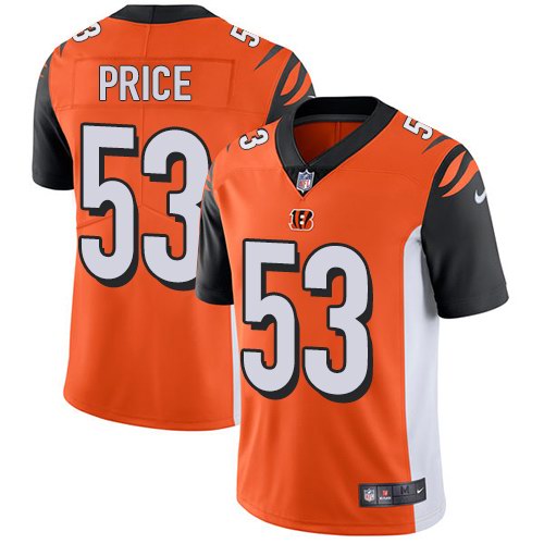 Nike Bengals 53 Billy Price Orange Youth Vapor Untouchable Limited Jersey Nike Bengals 53 Billy Price Orange Youth Vapor Untouchable Limited Jersey
