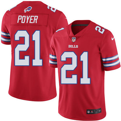 Nike Bills #21 Jordan Poyer Red Youth Stitched NFL Limited Rush Jersey Nike Bills #21 Jordan Poyer Red Youth Stitched NFL Limited Rush Jersey