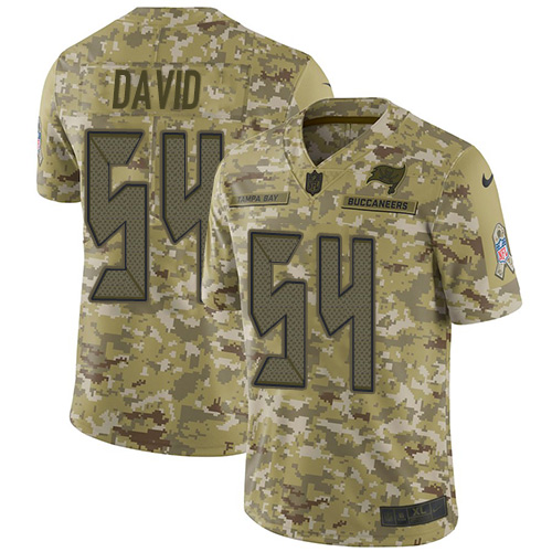 Nike Buccaneers #54 Lavonte David Camo Men's Stitched NFL Limited 2018 Salute To Service Jersey Nike Buccaneers #54 Lavonte David Camo Men's Stitched NFL Limited 2018 Salute To Service Jersey