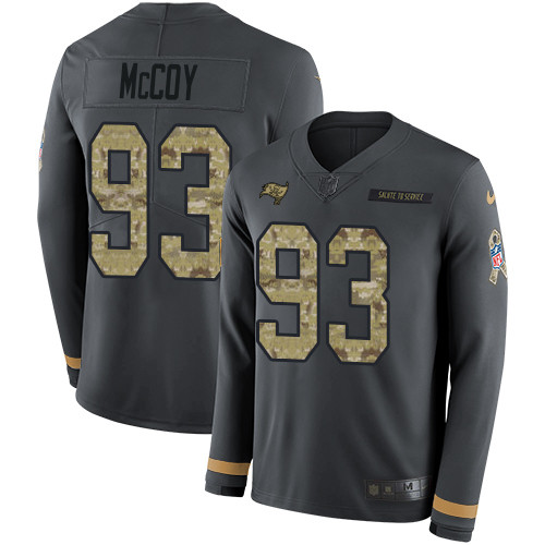 Nike Buccaneers #93 Gerald McCoy Anthracite Salute to Service Youth Nike Buccaneers #93 Gerald McCoy Anthracite Salute to Service Youth