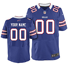 Nike Buffalo Bills Blue Customized Elite Jerseys